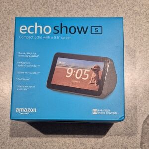 Brand NEW Amazon Echo Show 5 Compact Smart Display - Black